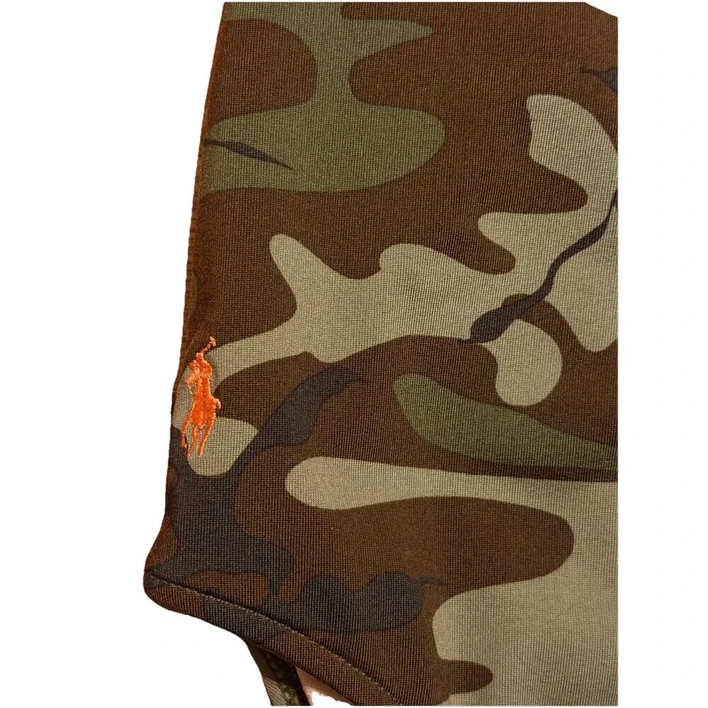 Polo Ralph‎ Lauren Girls 16 Camo One Piece Swimsuit Halter Youth Swimwear